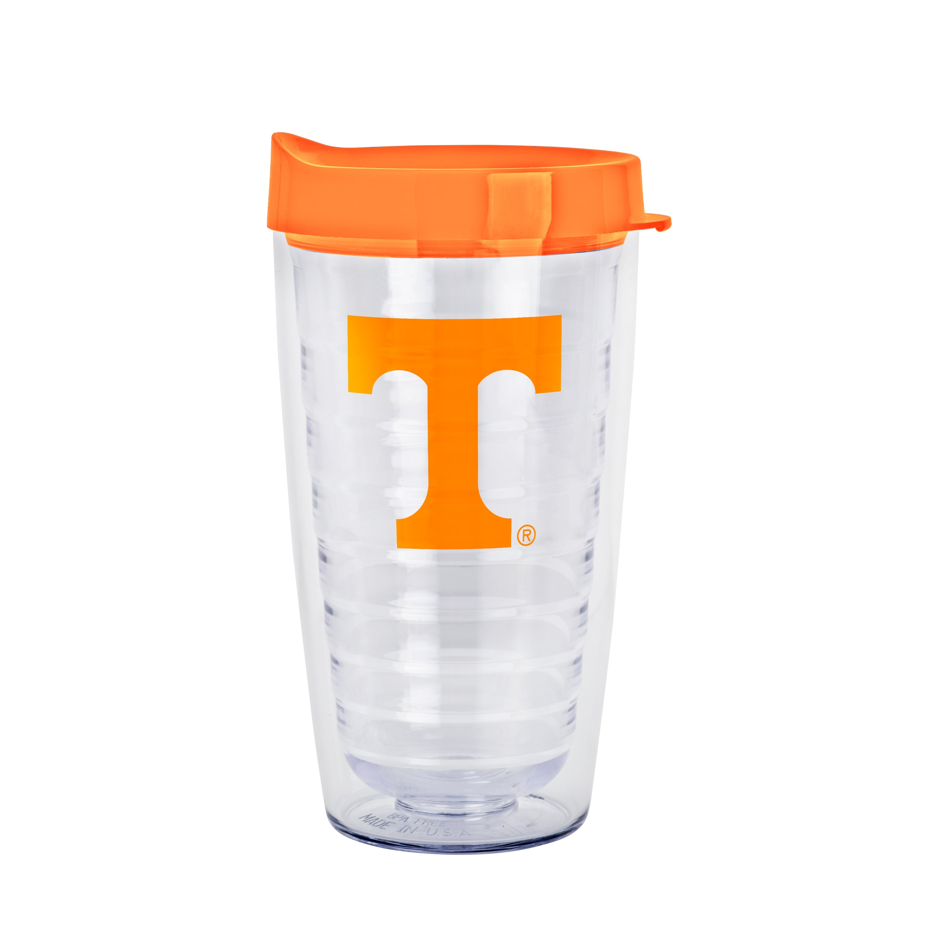 Tennessee 16oz Flipside Dbl Wall Clear Tumbler