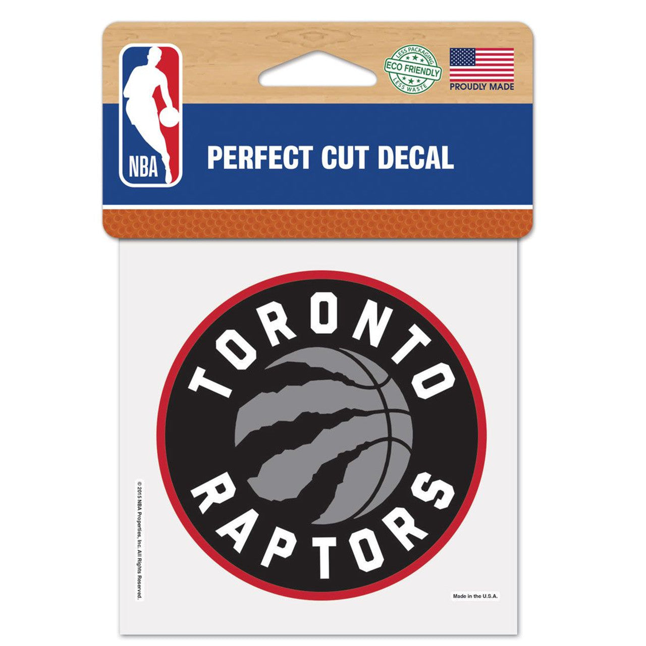 Toronto Raptors Decal 4x4 Perfect Cut Color - Sports Collectibles, Sports Memorabilia, Sports Fan Shop, Sports Gifts
