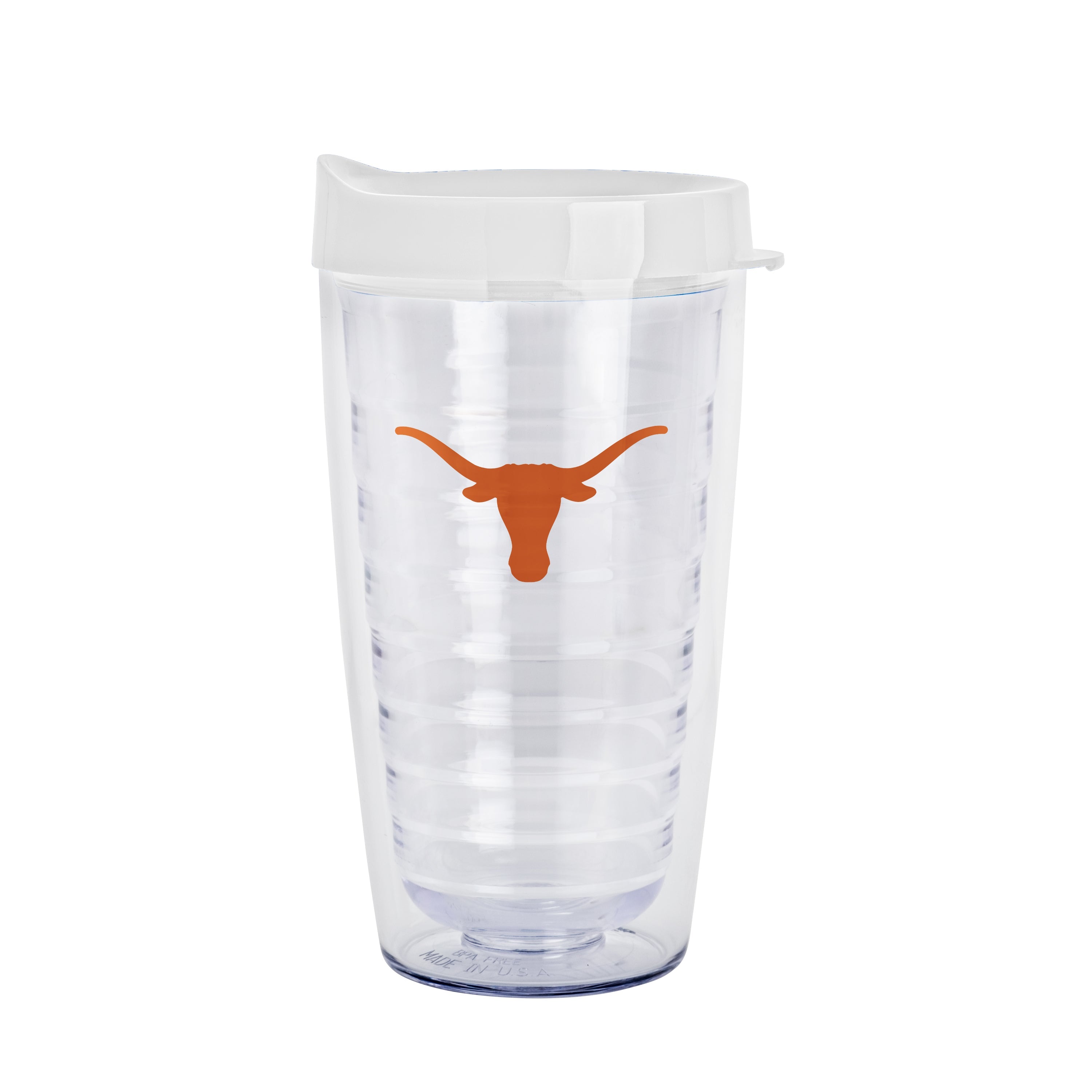 Texas 16oz Flipside Dbl Wall Clear Tumbler