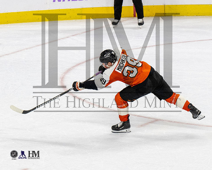Matvei Michkov Slapshot Philadelphia Flyers Hockey Photo - Sports Collectibles, Sports Memorabilia, Sports Fan Shop, Sports Gifts