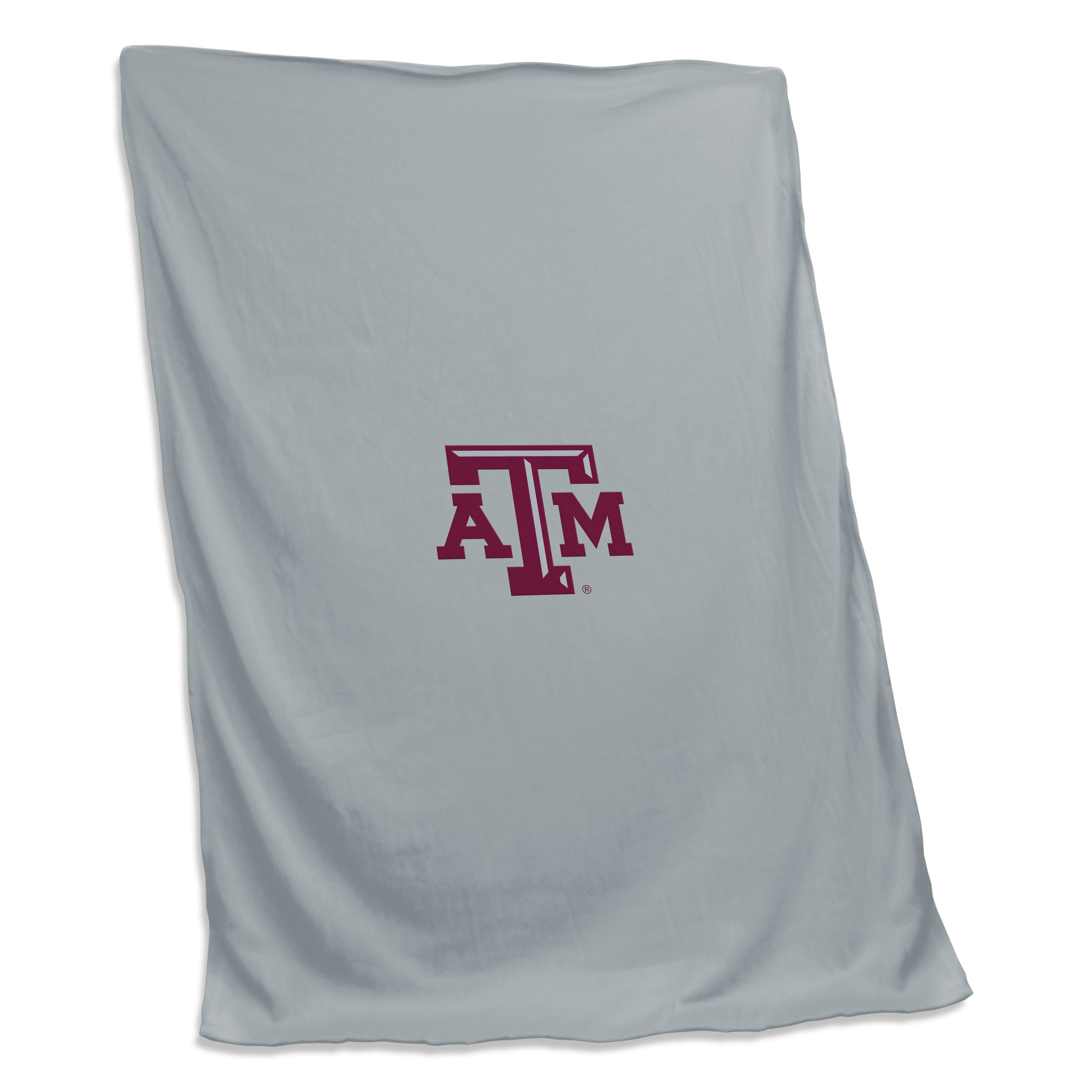 Texas A&M Gray Screened Sweatshirt Blanket