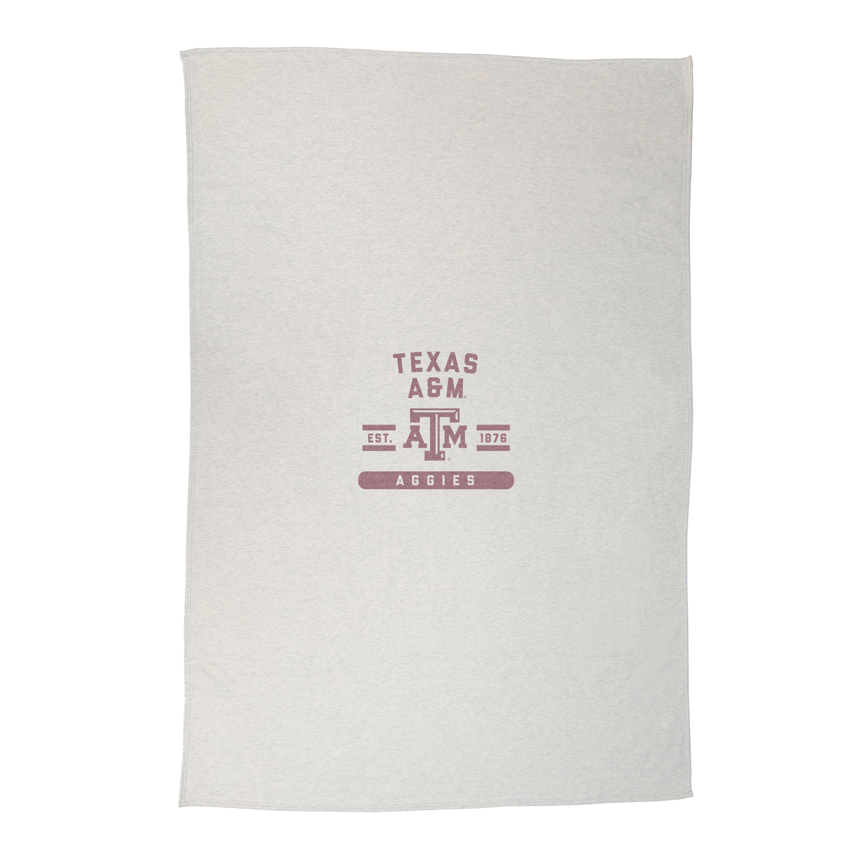 Texas A&M Oatmeal Sweatshirt Blanket