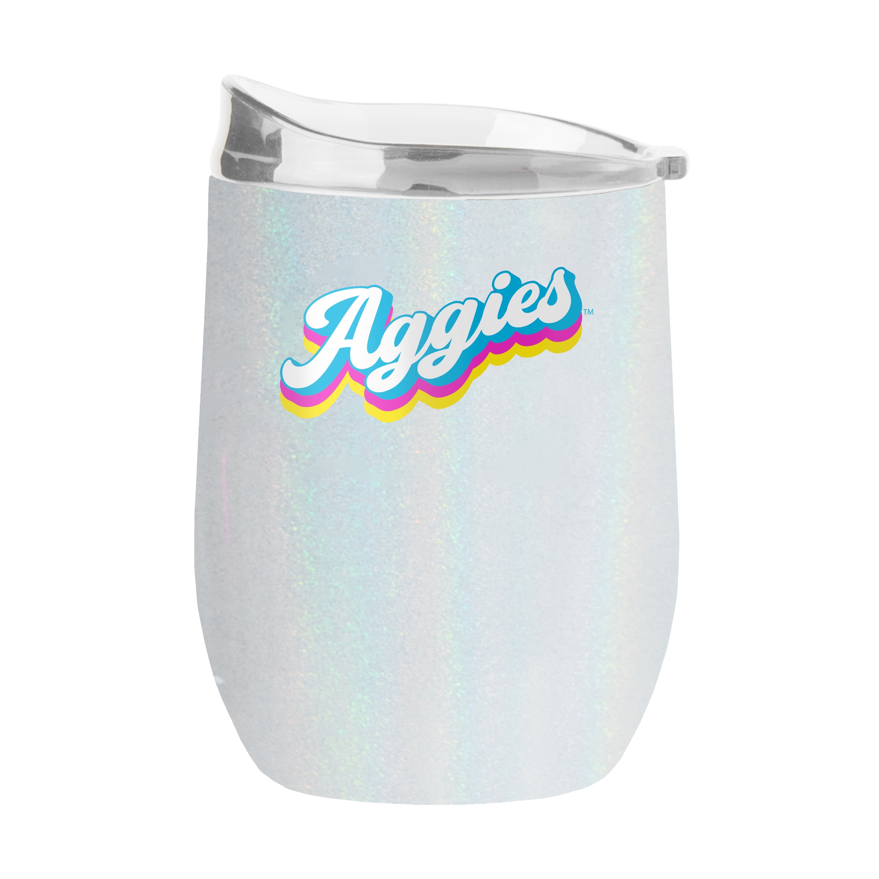 Texas A&M 16oz Shadow Iridescent Curved Tumbler