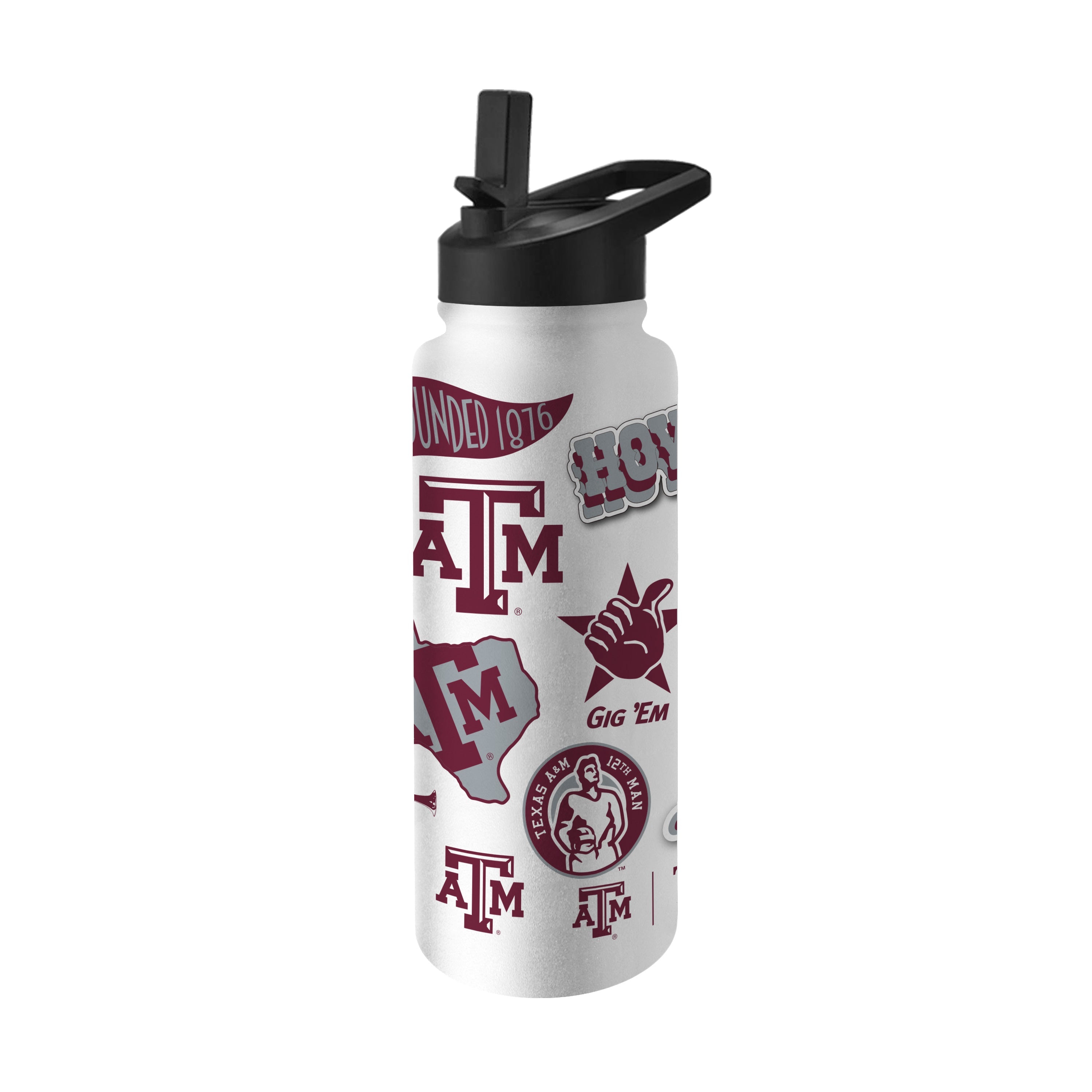 Texas A&M 34oz Native Quencher Bottle