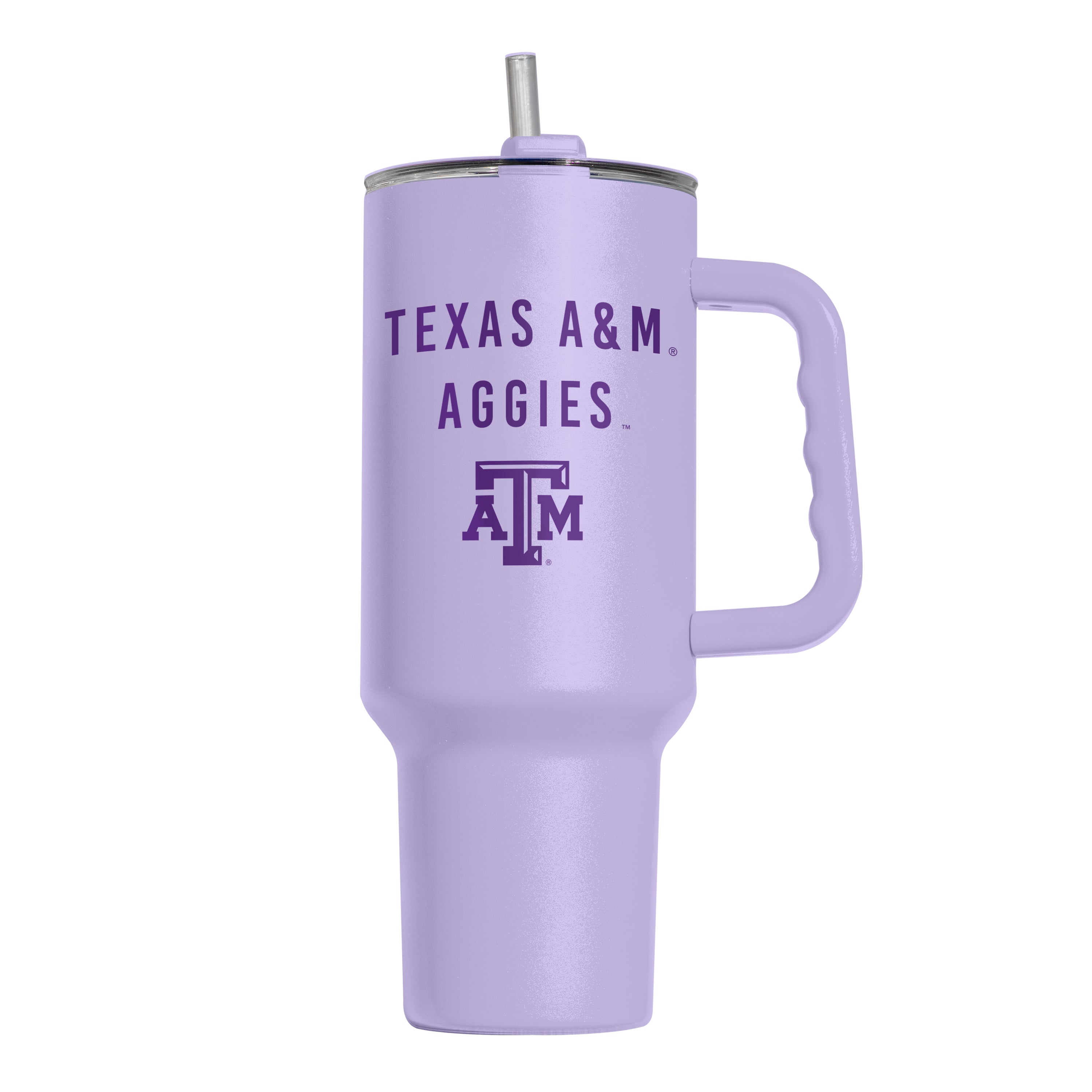 Texas A&M 40oz Tonal Lavender Powder Coat Tumbler
