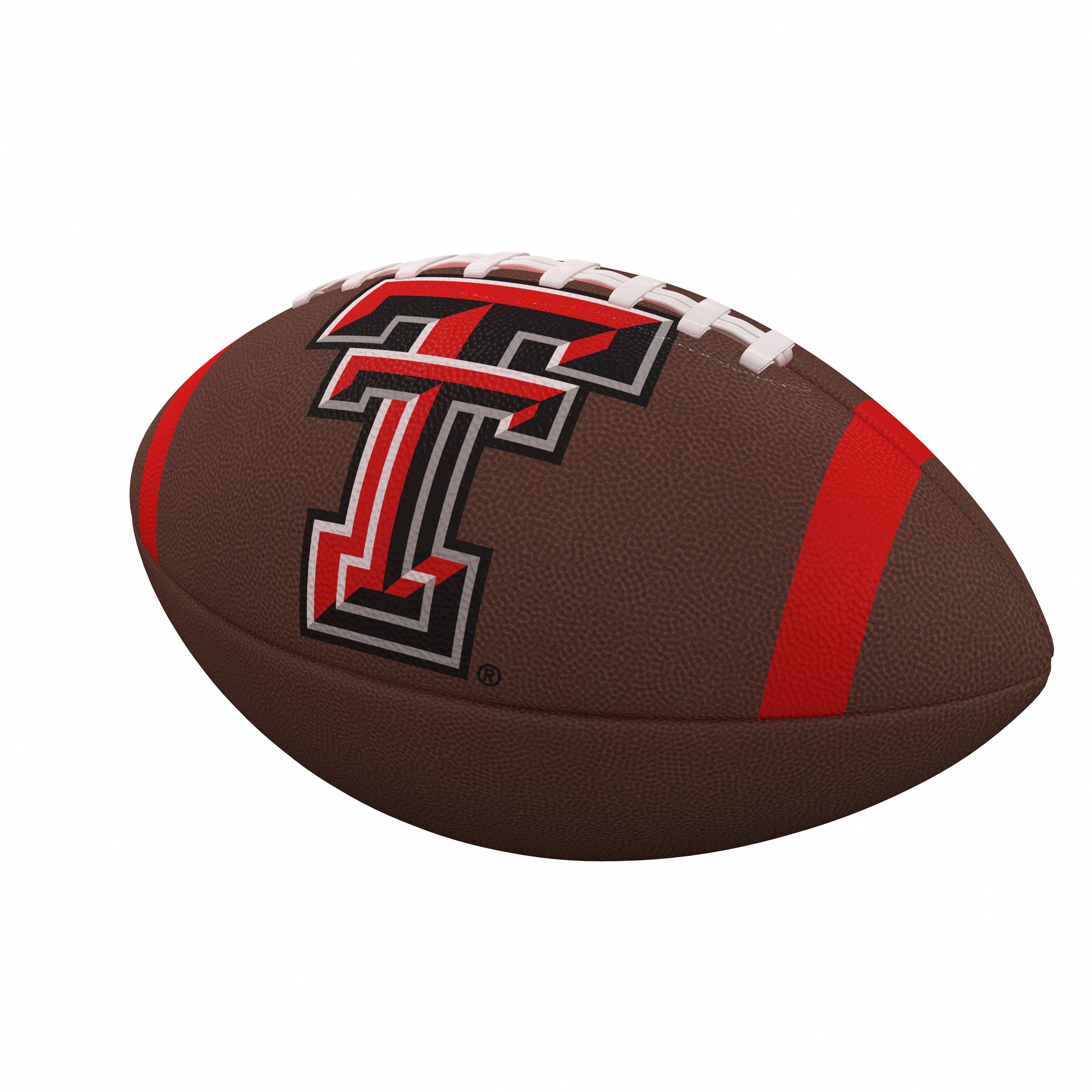 Texas Tech Team Stripe Official-Size Composite Football