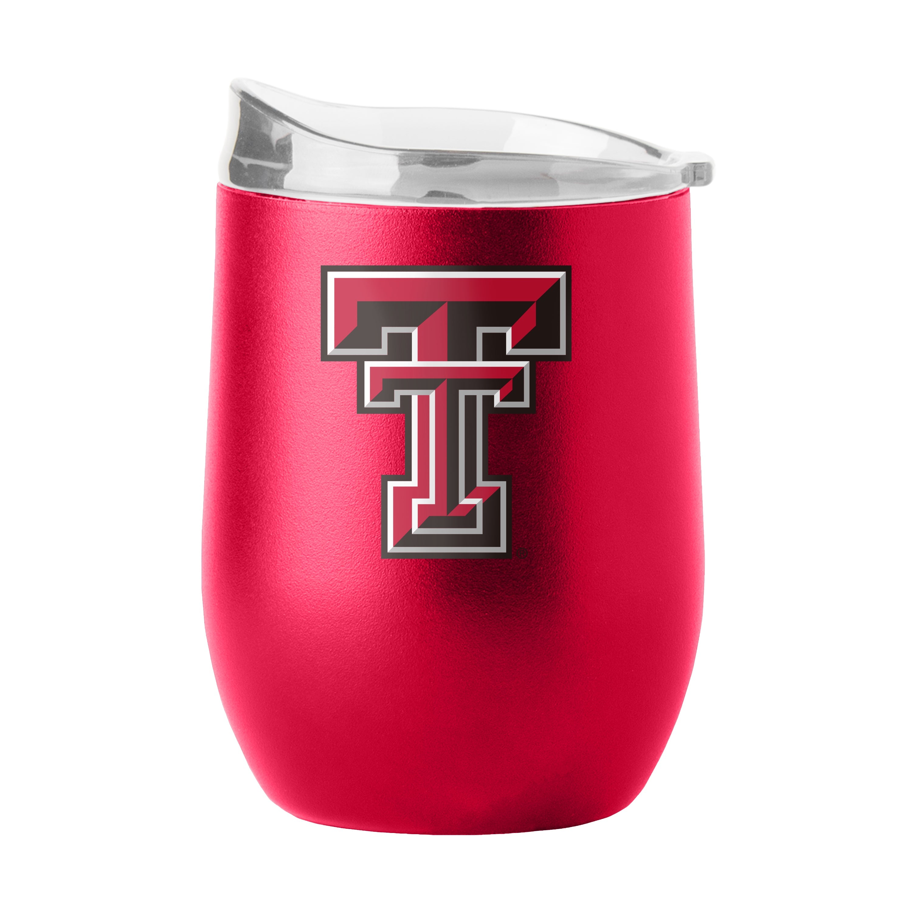Texas Tech 16oz Flipside Powder Coat Curved Beverage