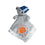 Clemson Tigers Security Bear - Gray - Sports Gifts, Sports Memorabilia, Sports Collectibles, Fan Shop