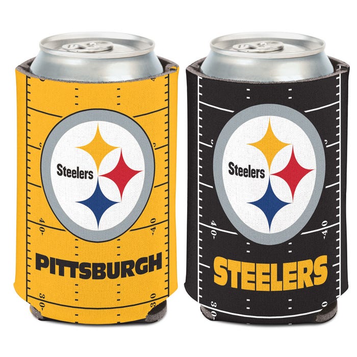 Pittsburgh Steelers Kickoff Collection Can Cooler 12 oz. - 2 side design
