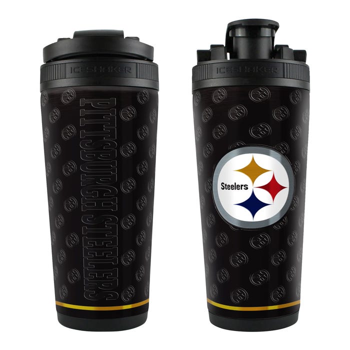Pittsburgh Steelers 26oz 4D Stainless Steel Ice Shaker