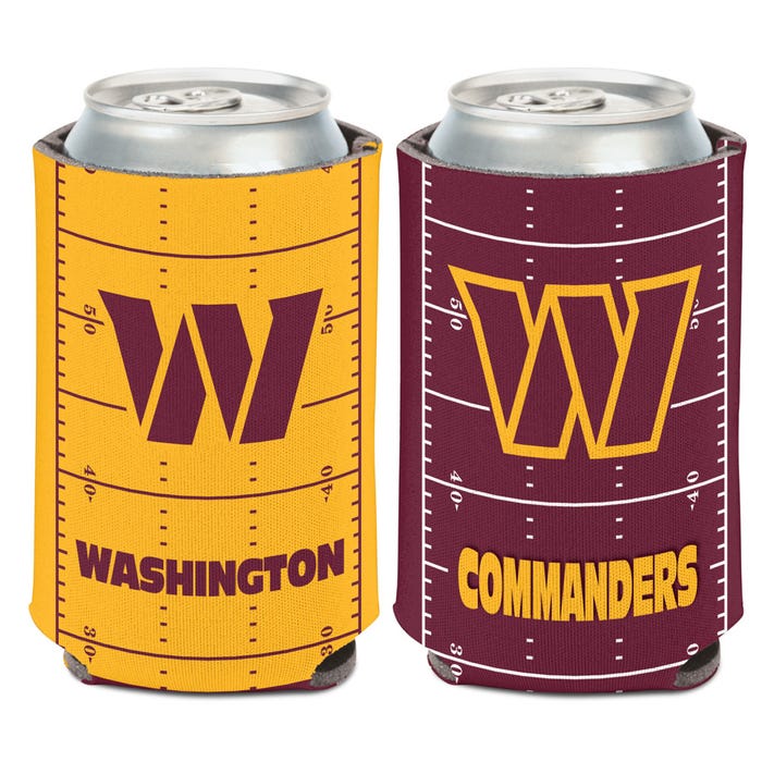Washington Commanders Kickoff Collection Can Cooler 12 oz. - 2 side design