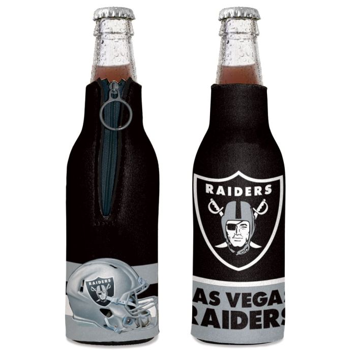 Las Vegas Raiders Bottle Cooler - Sports Collectibles, Sports Memorabilia, Sports Fan Shop, Sports Gifts