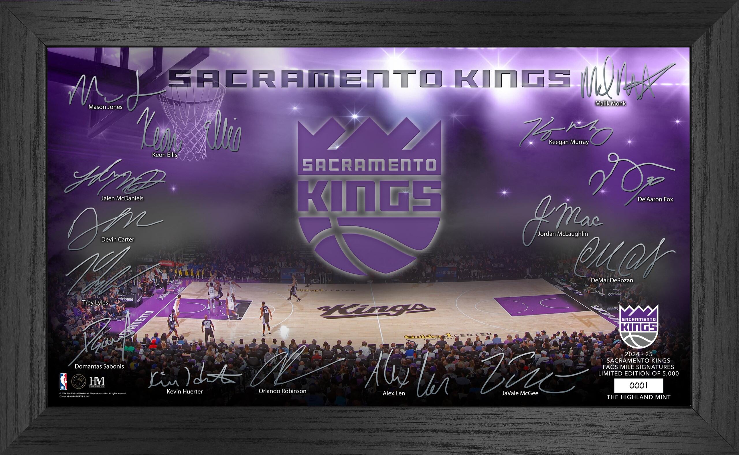 Sacramento Kings 2024-25 Signature Court - Sports Collectibles, Sports Memorabilia, Sports Fan Shop, Sports Gifts