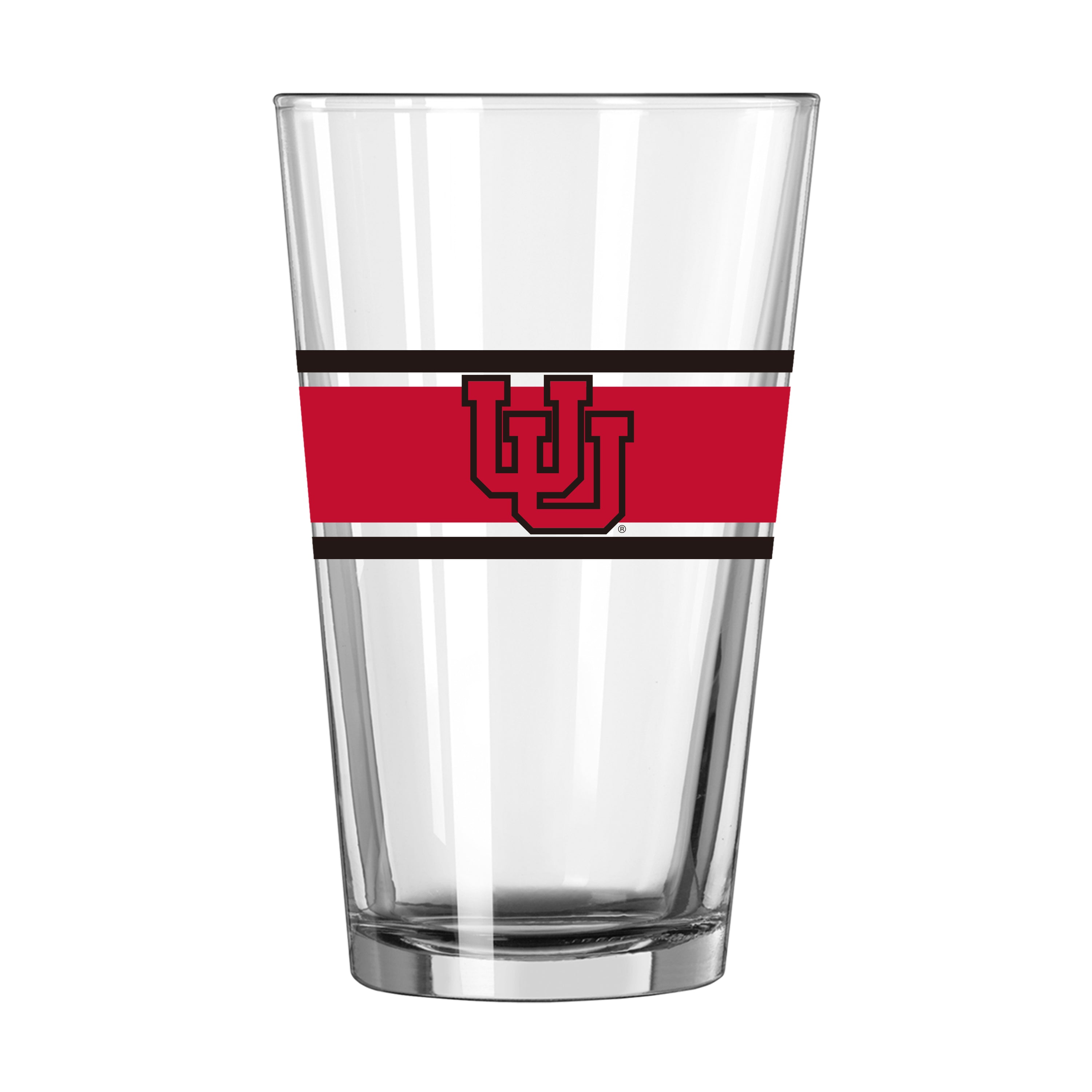 Utah 16oz Stripe Pint Glass