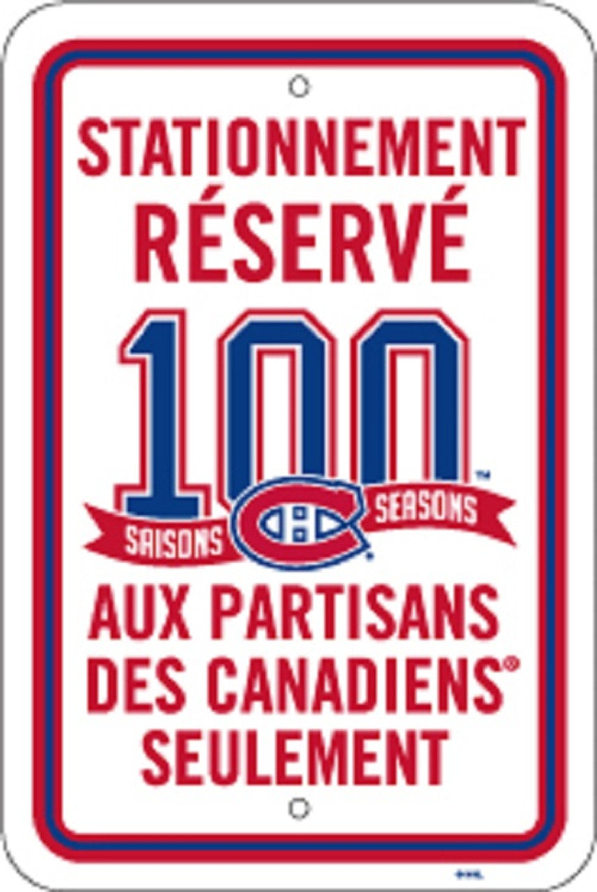 Montreal Canadiens Sign 12x18 Plastic CO - Sports Collectibles, Sports Memorabilia, Sports Fan Shop, Sports Gifts