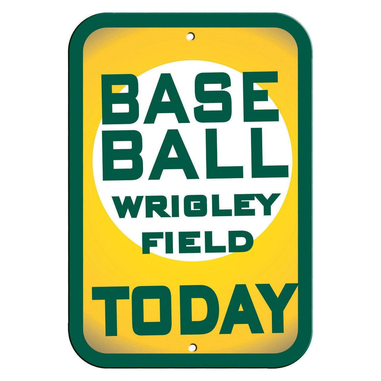 Chicago Cubs Sign 12x18 Plastic Wrigley Field Baseball Today Design CO - Sports Collectibles, Sports Memorabilia, Sports Fan Shop, Sports Gifts