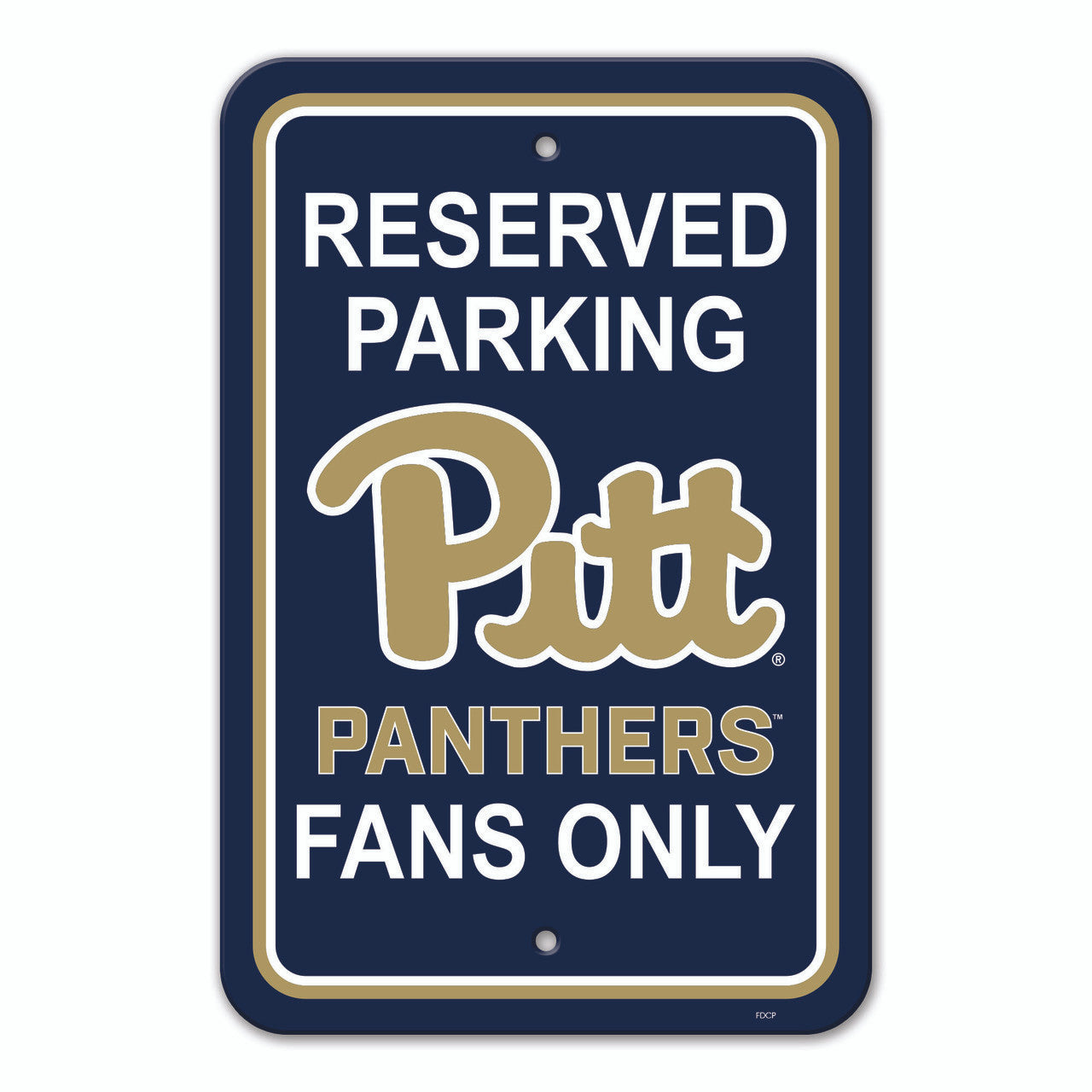 Pittsburgh Panthers Sign 12x18 Plastic Reserved Parking Style CO - Sports Collectibles, Sports Memorabilia, Sports Fan Shop, Sports Gifts