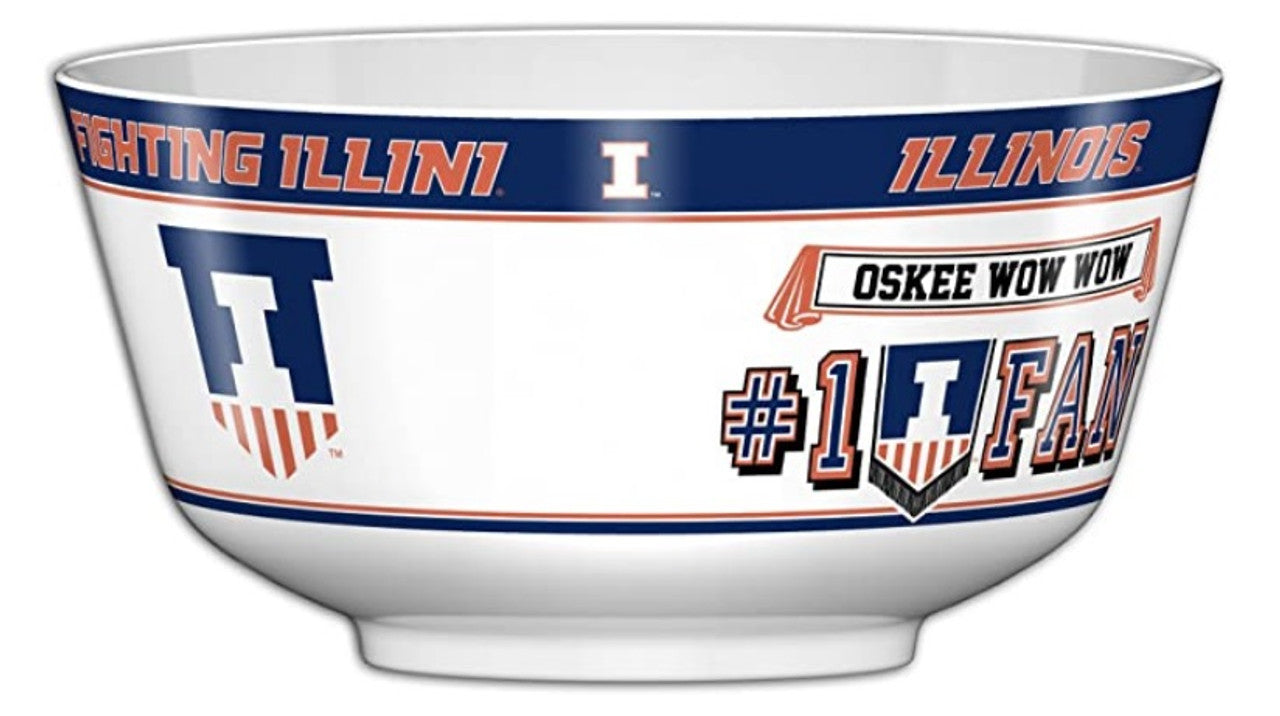 Illinois Fighting Illini Party Bowl All JV CO - Sports Collectibles, Sports Memorabilia, Sports Fan Shop, Sports Gifts