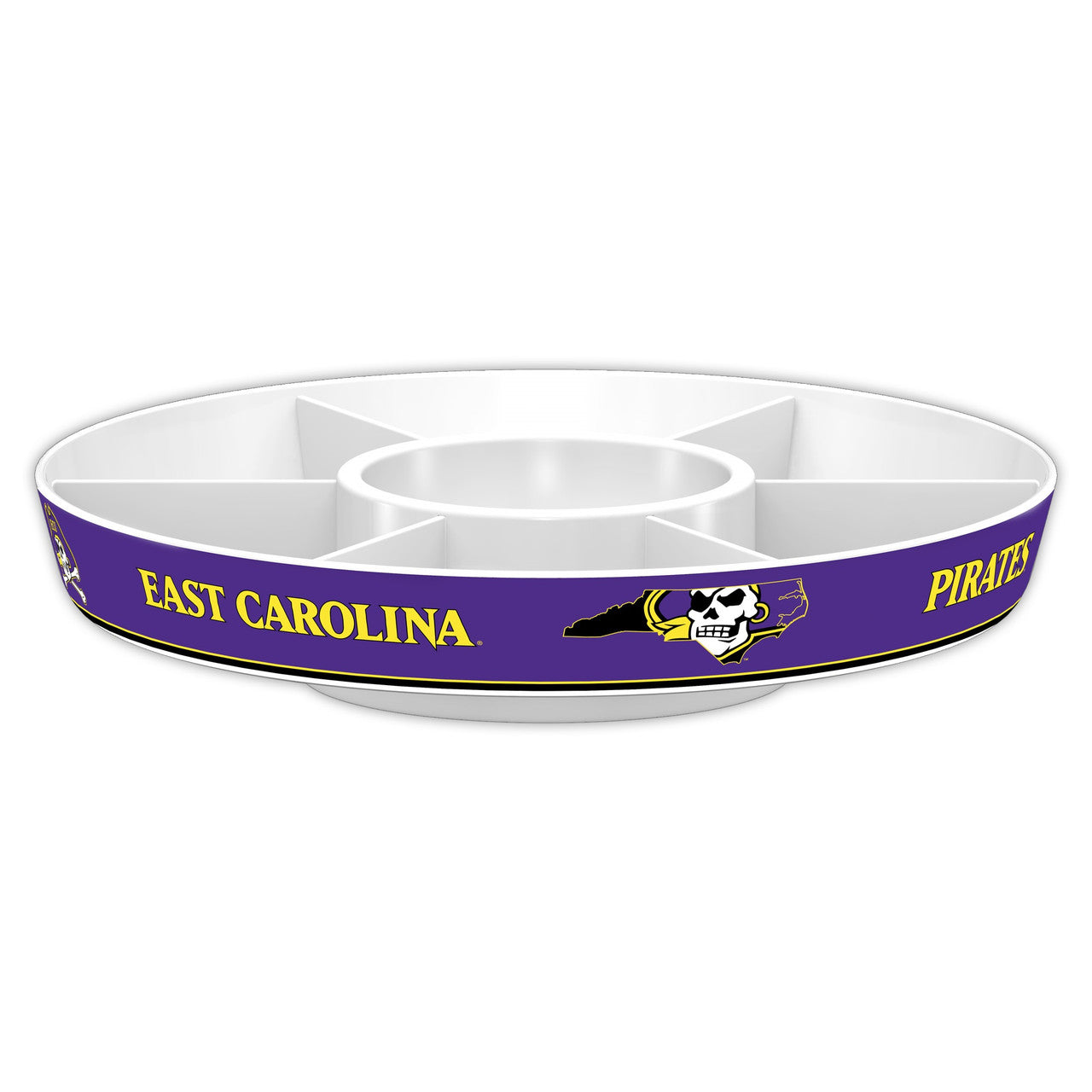 East Carolina Pirates Party Platter CO - Sports Collectibles, Sports Memorabilia, Sports Fan Shop, Sports Gifts