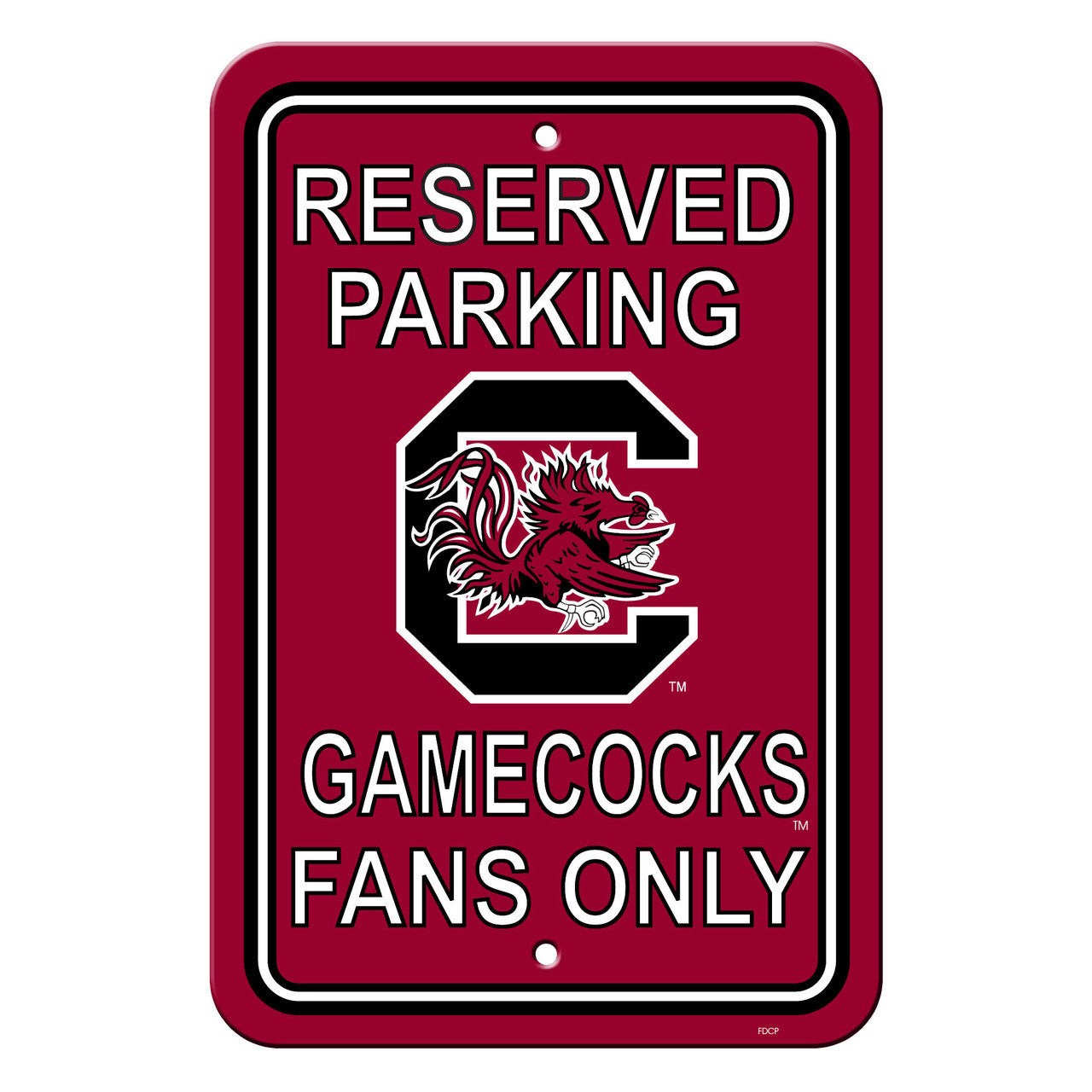 South Carolina Gamecocks Sign 12x18 Plastic Reserved Parking Style CO - Sports Collectibles, Sports Memorabilia, Sports Fan Shop, Sports Gifts