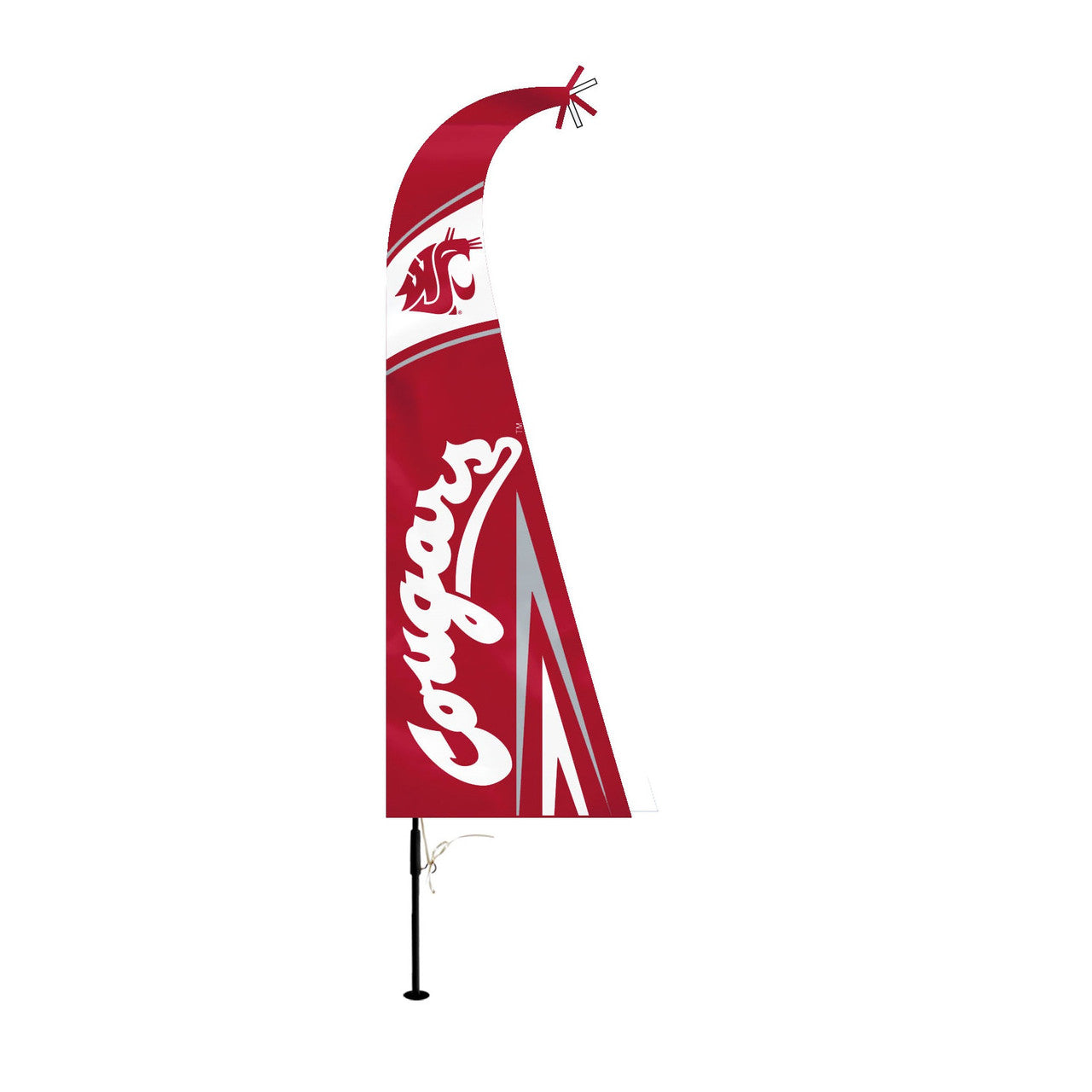 Washington State Cougars Flag Premium Feather Style CO - Sports Collectibles, Sports Memorabilia, Sports Fan Shop, Sports Gifts