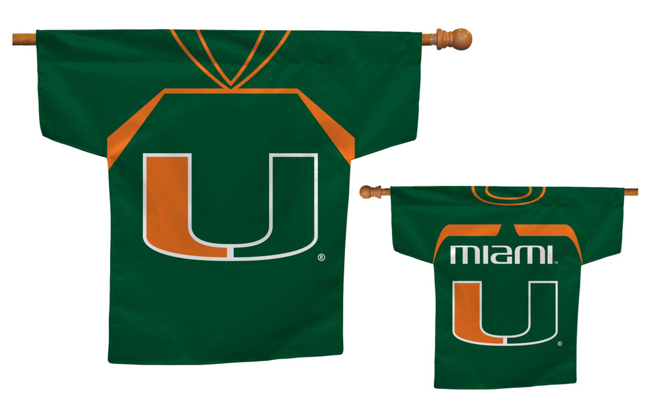 Miami Hurricanes Flag Jersey Design CO - Sports Collectibles, Sports Memorabilia, Sports Fan Shop, Sports Gifts