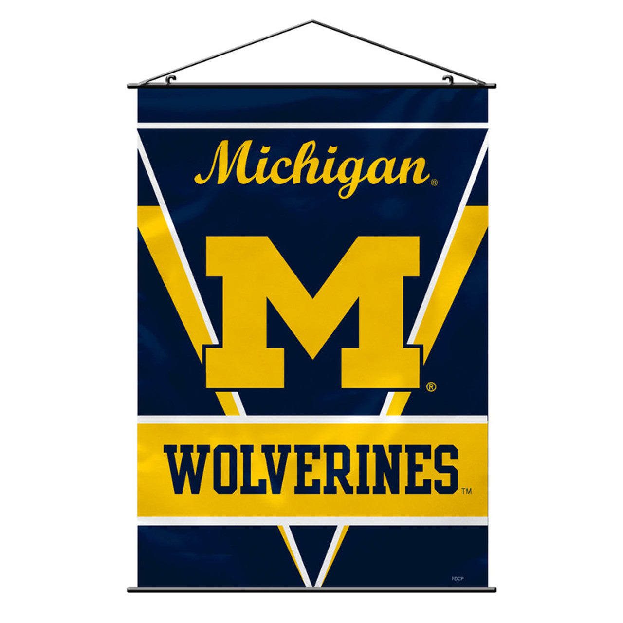 Michigan Wolverines Banner 28x40 Wall Style CO - Sports Collectibles, Sports Memorabilia, Sports Fan Shop, Sports Gifts