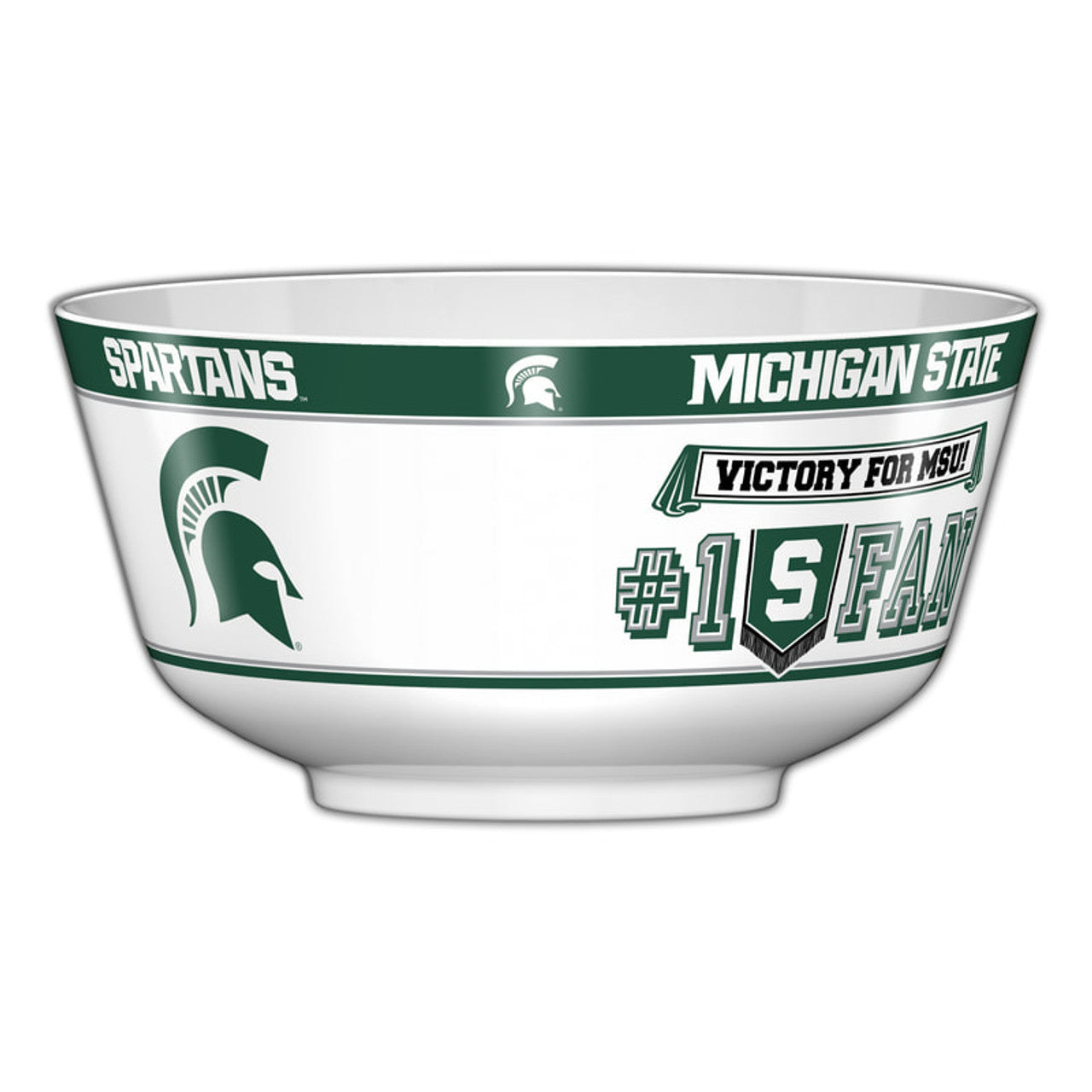 Michigan State Spartans Party Bowl All JV CO - Sports Collectibles, Sports Memorabilia, Sports Fan Shop, Sports Gifts