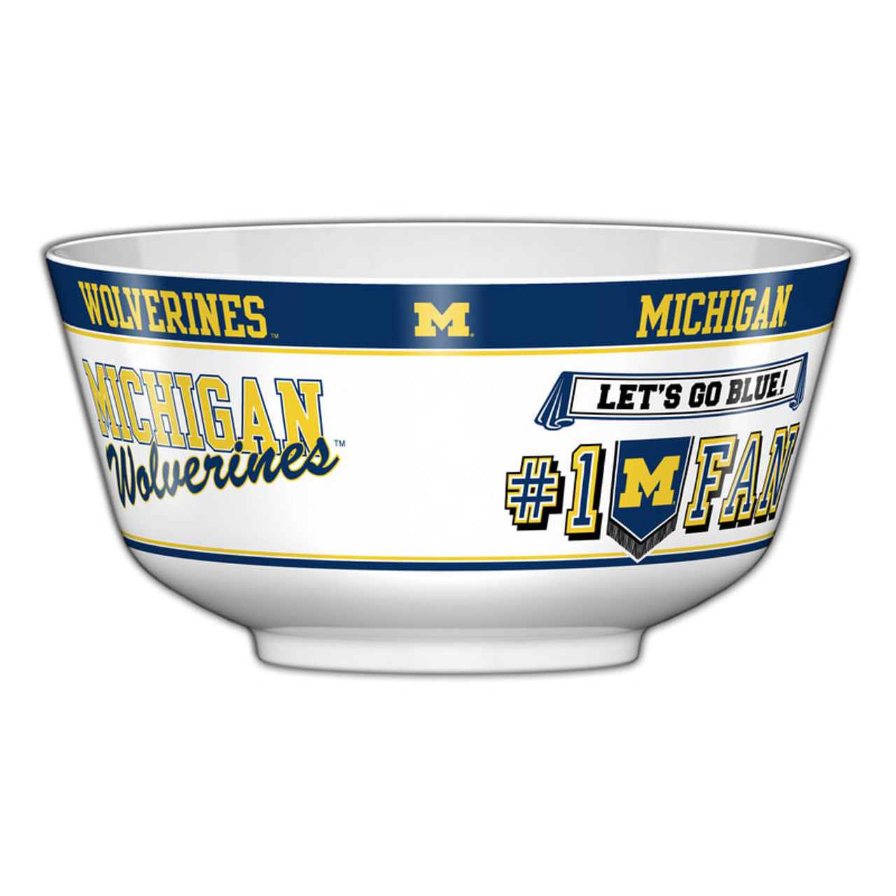 Michigan Wolverines Party Bowl All JV CO - Sports Collectibles, Sports Memorabilia, Sports Fan Shop, Sports Gifts