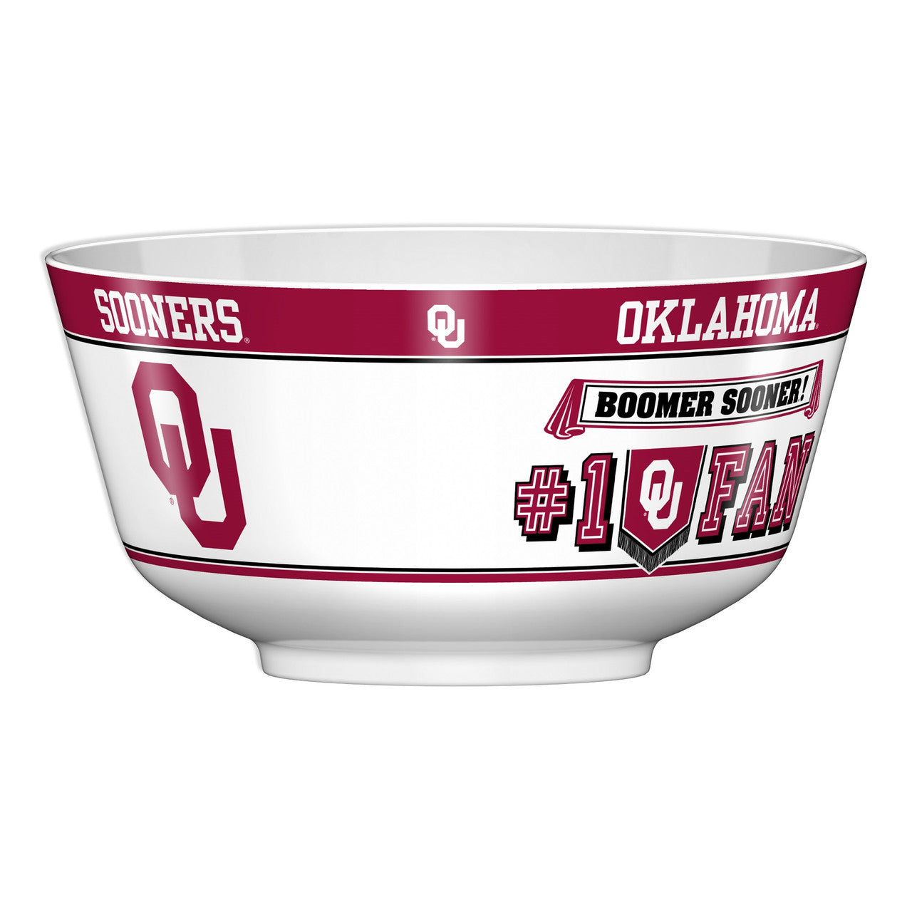 Oklahoma Sooners Party Bowl All JV CO - Sports Collectibles, Sports Memorabilia, Sports Fan Shop, Sports Gifts