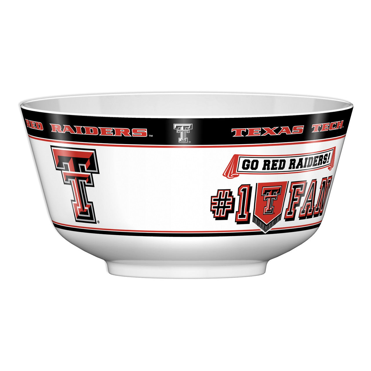 Texas Tech Red Raiders Party Bowl All JV CO - Sports Collectibles, Sports Memorabilia, Sports Fan Shop, Sports Gifts