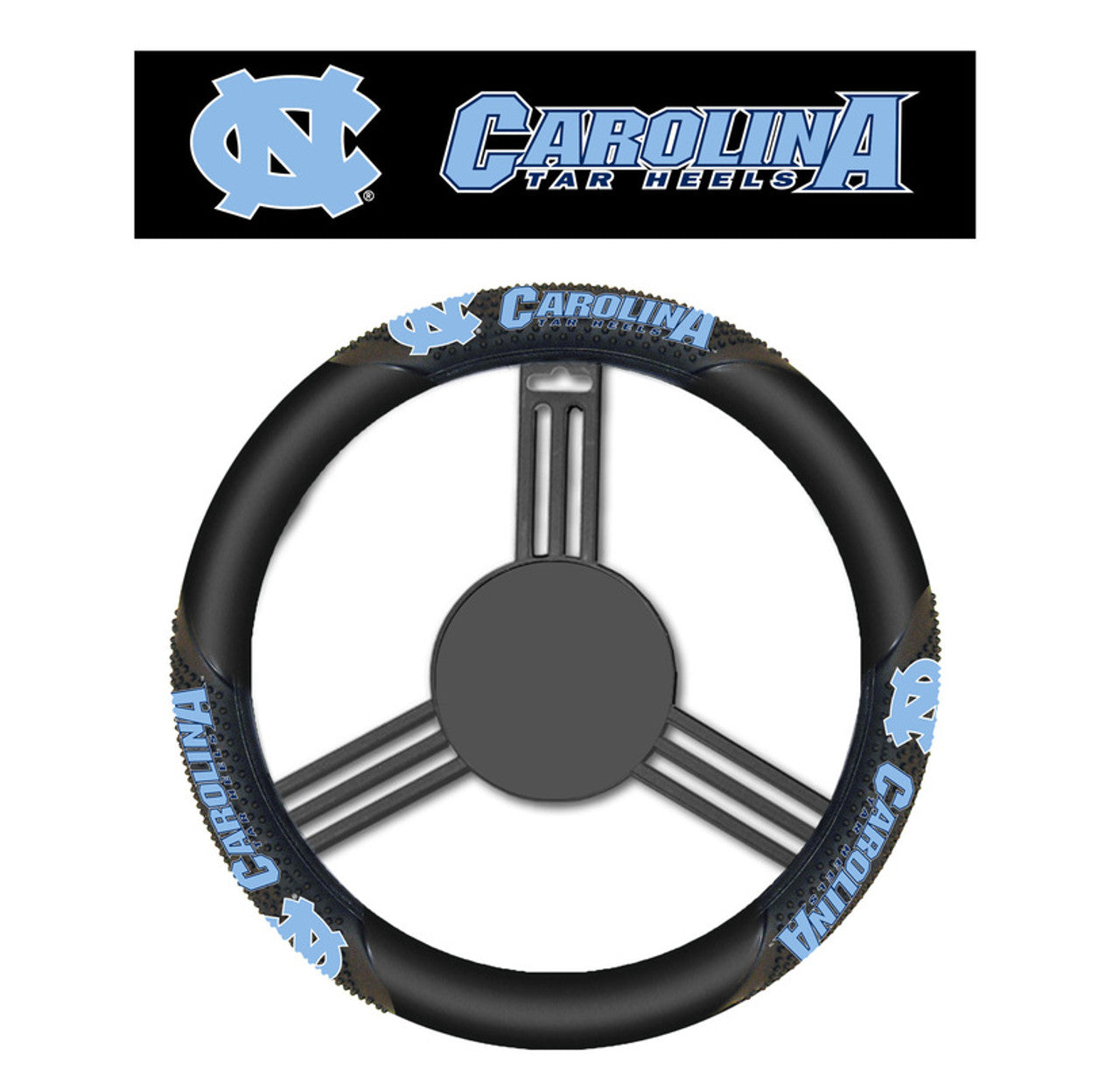 North Carolina Tar Heels Steering Wheel Cover Massage Grip Style CO - Sports Collectibles, Sports Memorabilia, Sports Fan Shop, Sports Gifts