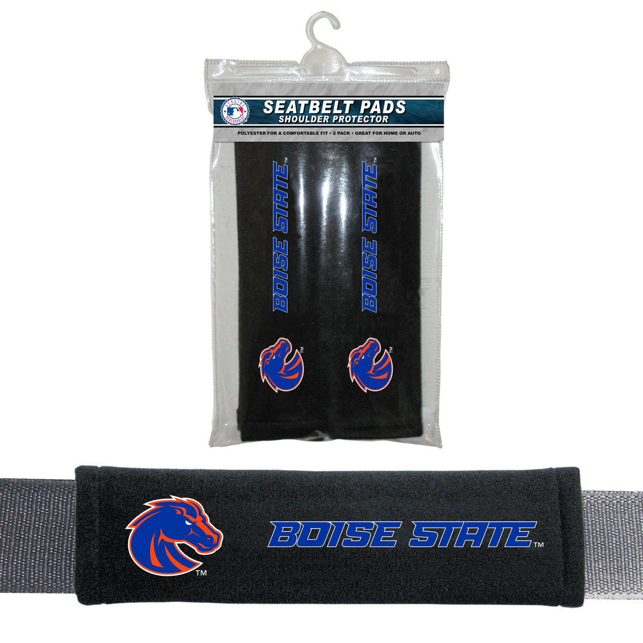 Boise State Broncos Seat Belt Pads CO - Sports Collectibles, Sports Memorabilia, Sports Fan Shop, Sports Gifts