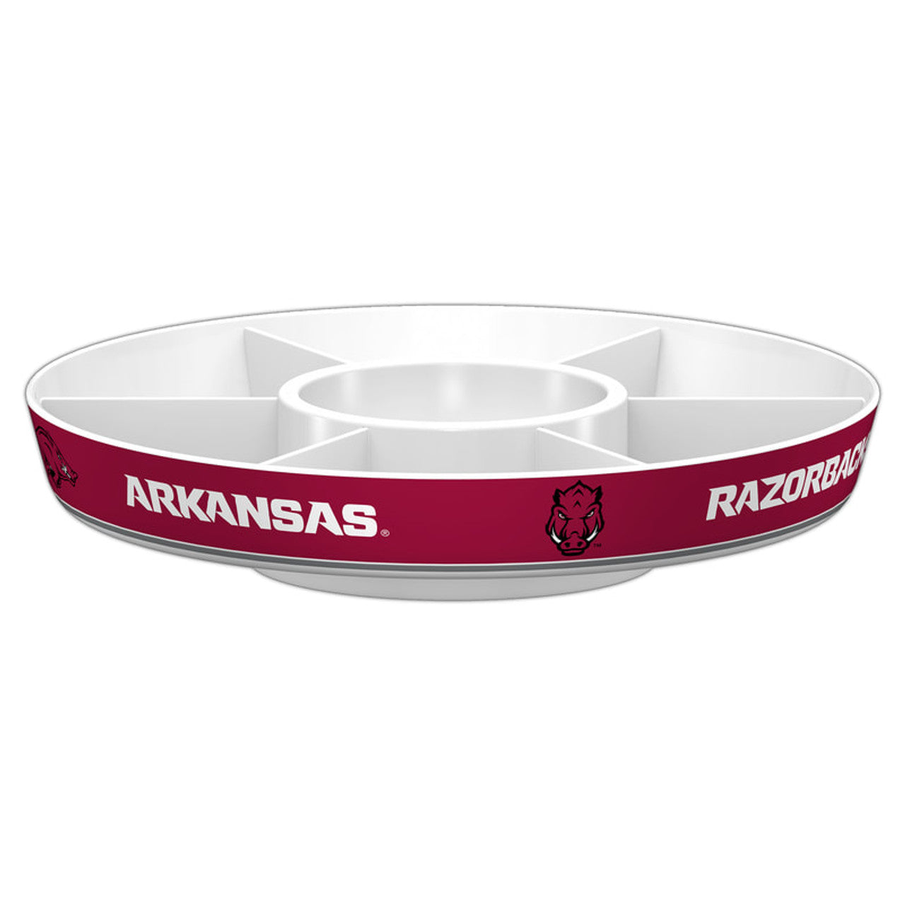 Arkansas Razorbacks Party Platter CO - Sports Collectibles, Sports Memorabilia, Sports Fan Shop, Sports Gifts