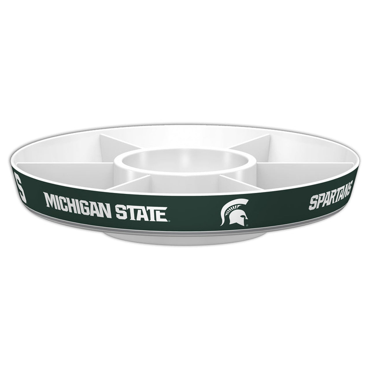 Michigan State Spartans Party Platter CO - Sports Collectibles, Sports Memorabilia, Sports Fan Shop, Sports Gifts
