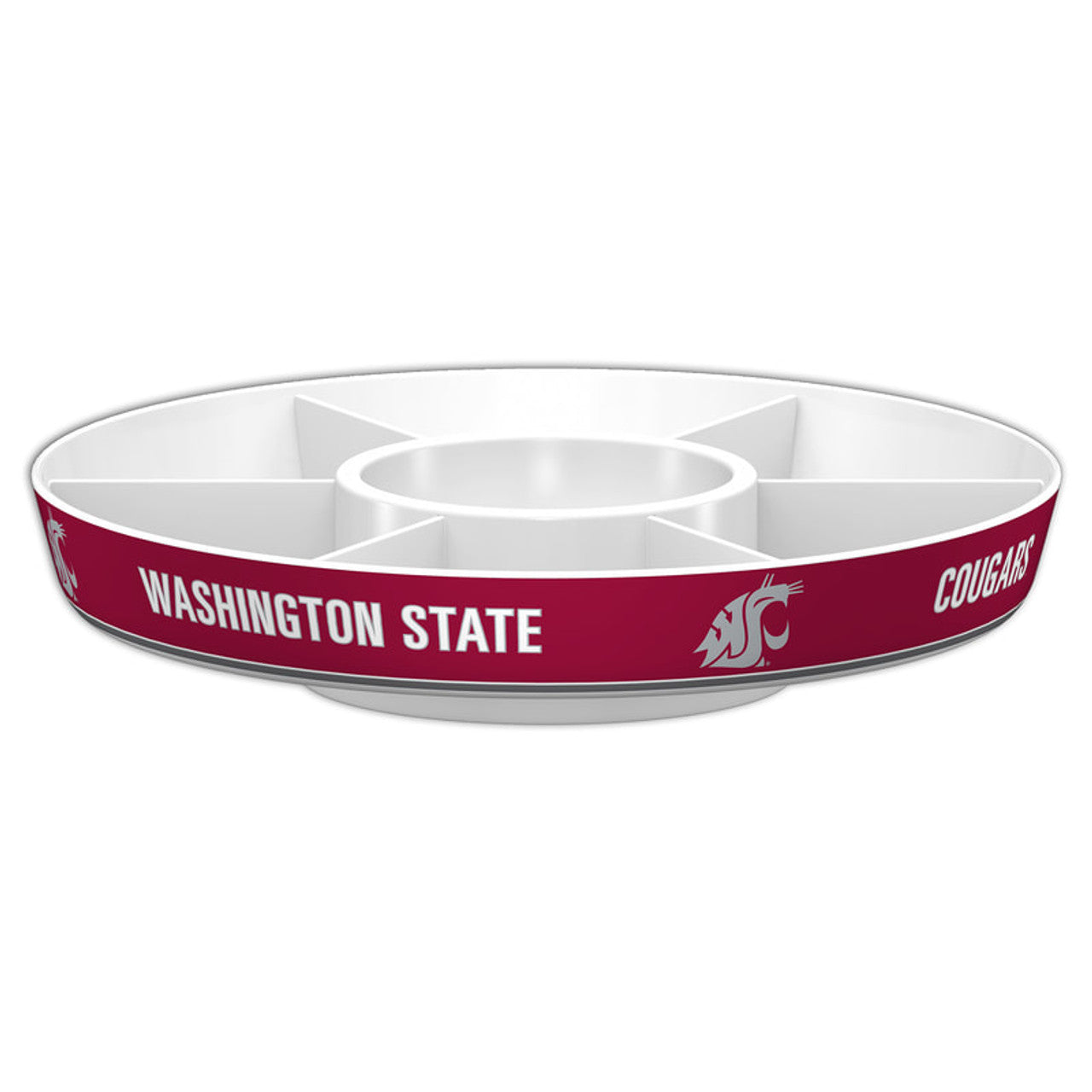 Washington State Cougars Party Platter CO - Sports Collectibles, Sports Memorabilia, Sports Fan Shop, Sports Gifts