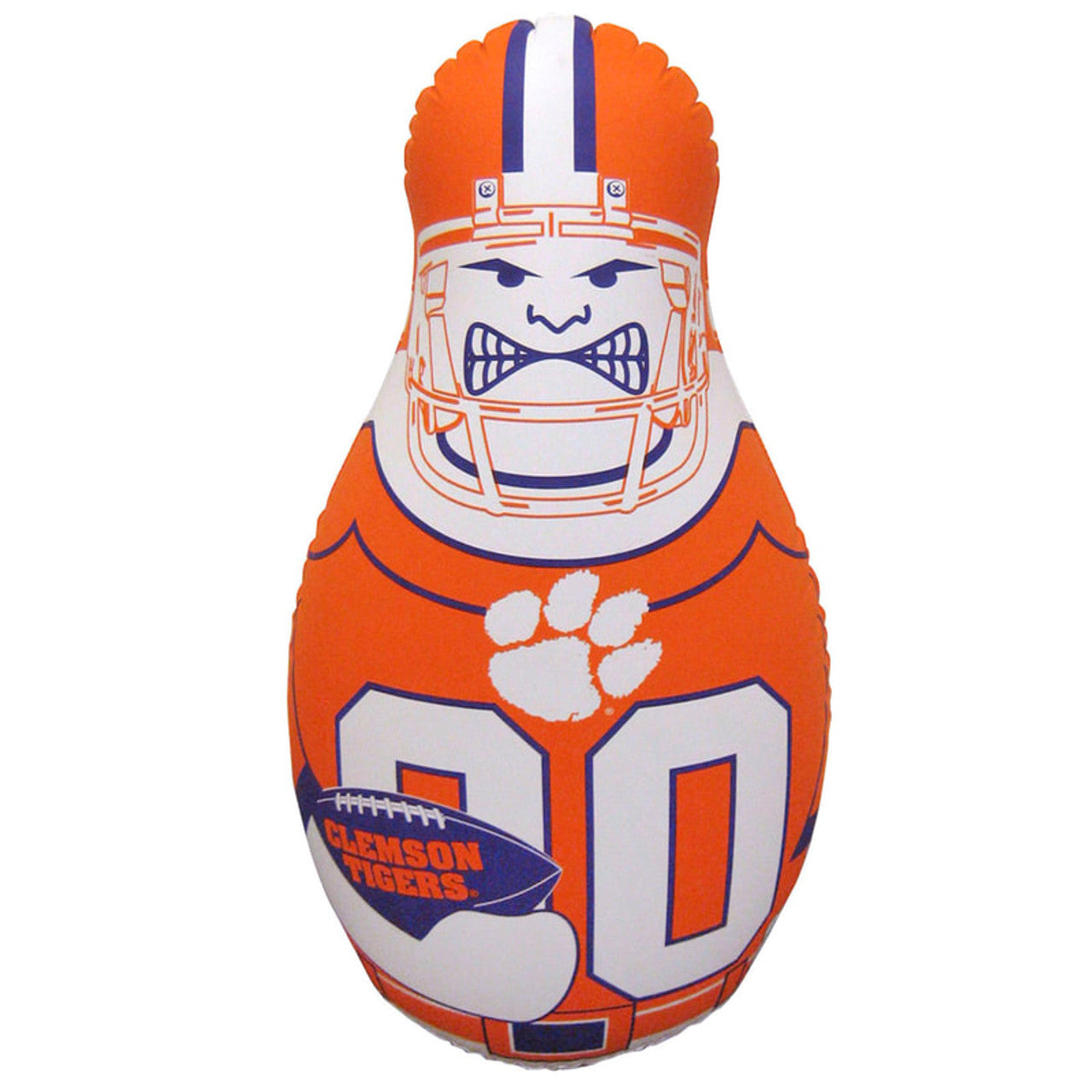 Clemson Tigers Tackle Buddy Punching Bag CO - Sports Collectibles, Sports Memorabilia, Sports Fan Shop, Sports Gifts