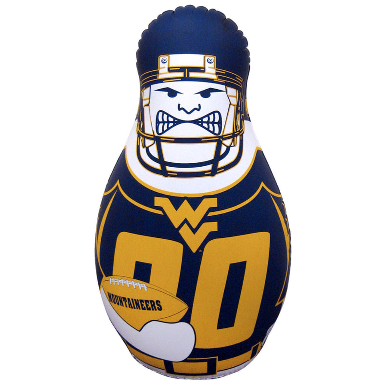 West Virginia Mountaineers Tackle Buddy Punching Bag CO - Sports Collectibles, Sports Memorabilia, Sports Fan Shop, Sports Gifts
