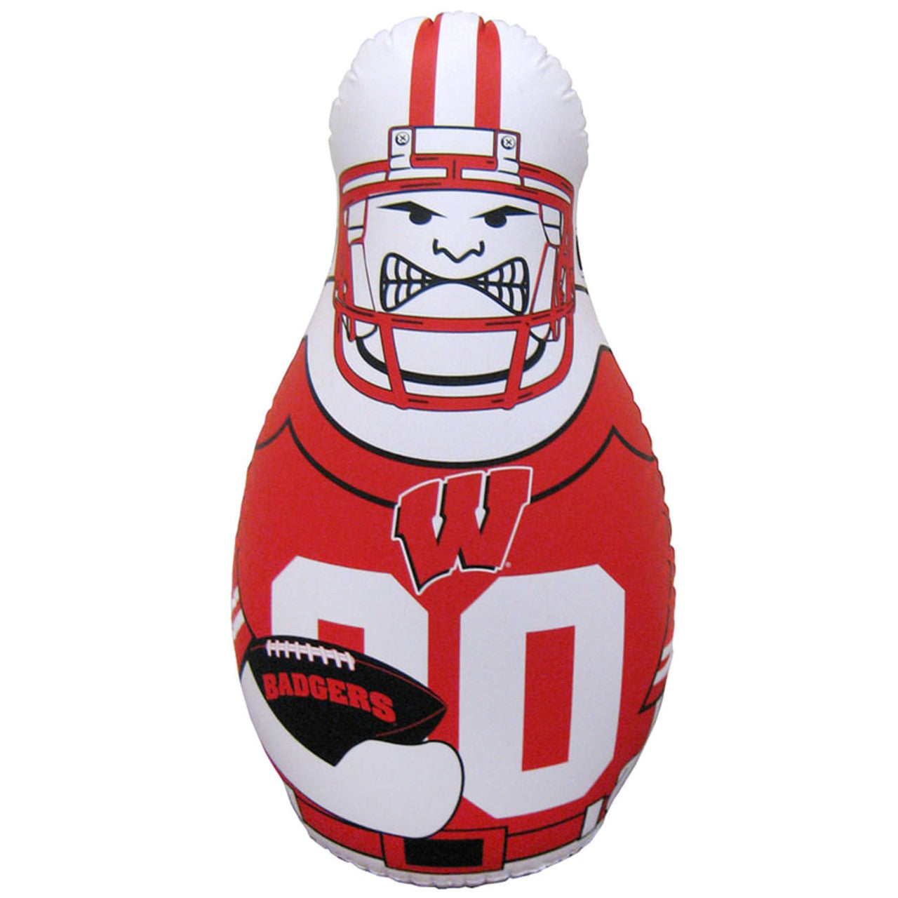 Wisconsin Badgers Tackle Buddy Punching Bag CO - Sports Collectibles, Sports Memorabilia, Sports Fan Shop, Sports Gifts