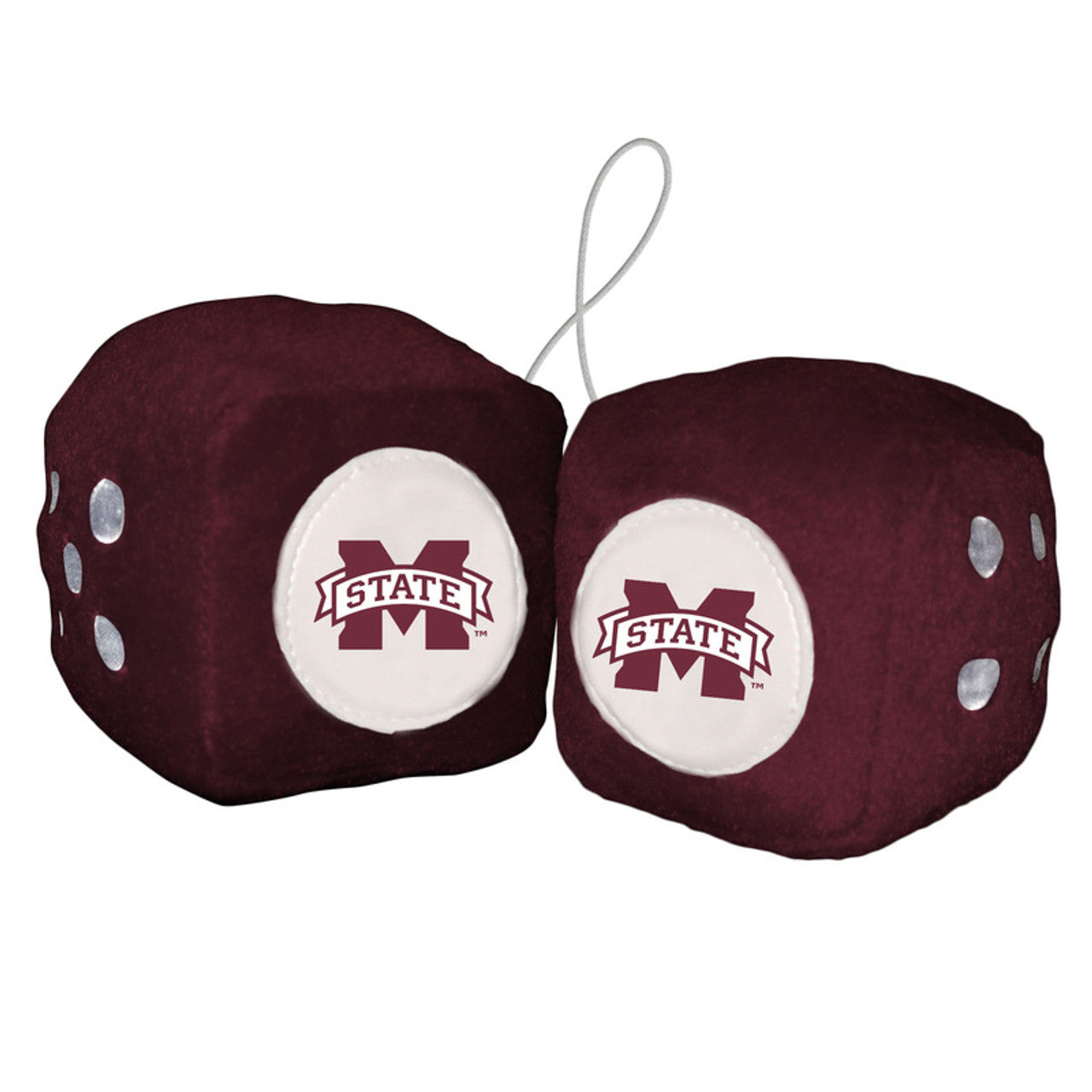 Mississippi State Bulldogs Fuzzy Dice CO - Sports Collectibles, Sports Memorabilia, Sports Fan Shop, Sports Gifts