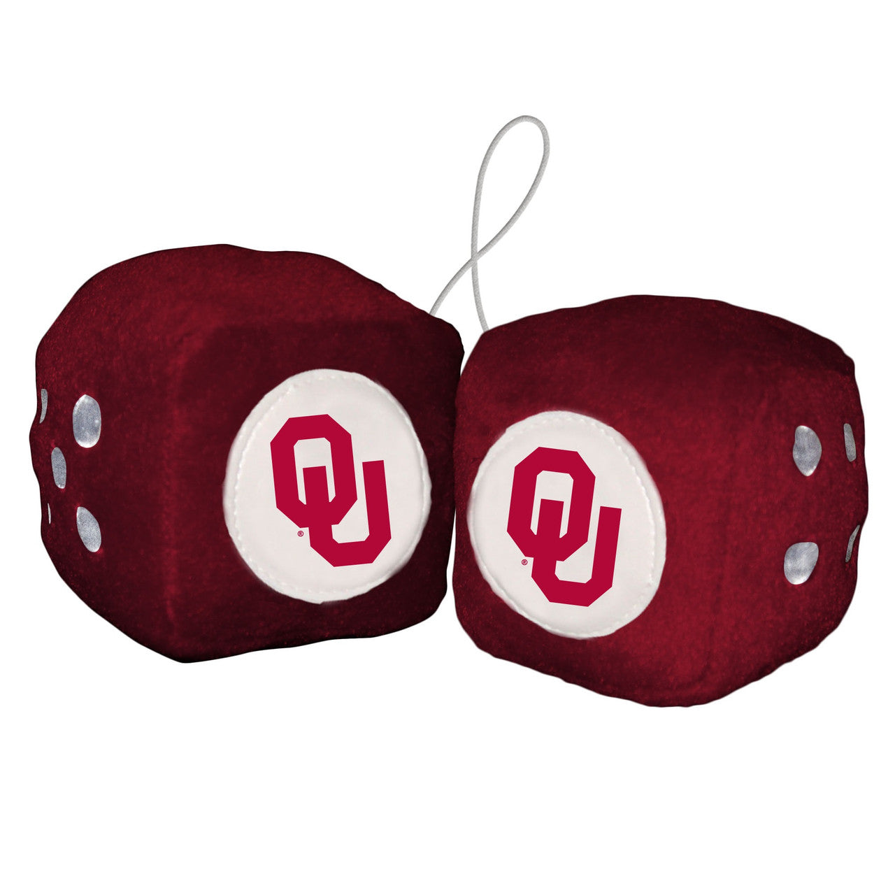 Oklahoma Sooners Fuzzy Dice CO - Sports Collectibles, Sports Memorabilia, Sports Fan Shop, Sports Gifts