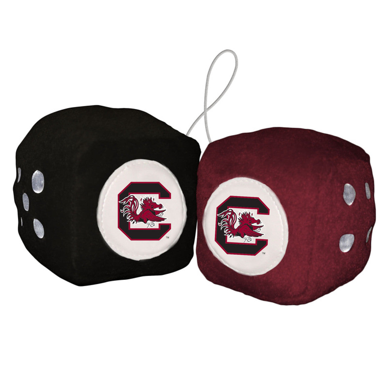 South Carolina Gamecocks Fuzzy Dice CO - Sports Collectibles, Sports Memorabilia, Sports Fan Shop, Sports Gifts