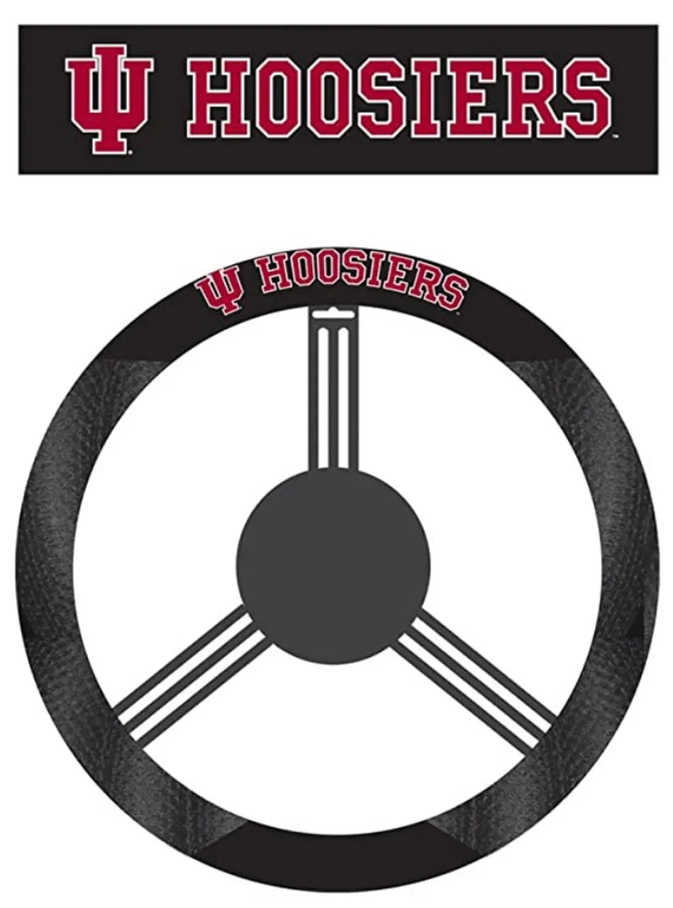 Indiana Hoosiers Steering Wheel Cover - Mesh (CDG) - 757 Sports Collectibles