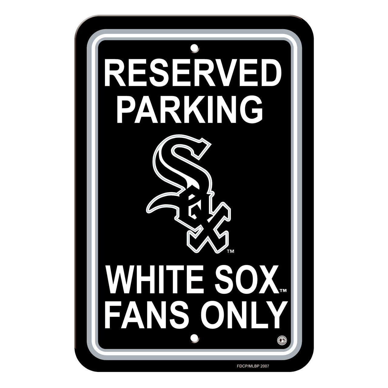 Chicago White Sox Sign 12x18 Plastic Reserved Parking Style CO - Sports Collectibles, Sports Memorabilia, Sports Fan Shop, Sports Gifts
