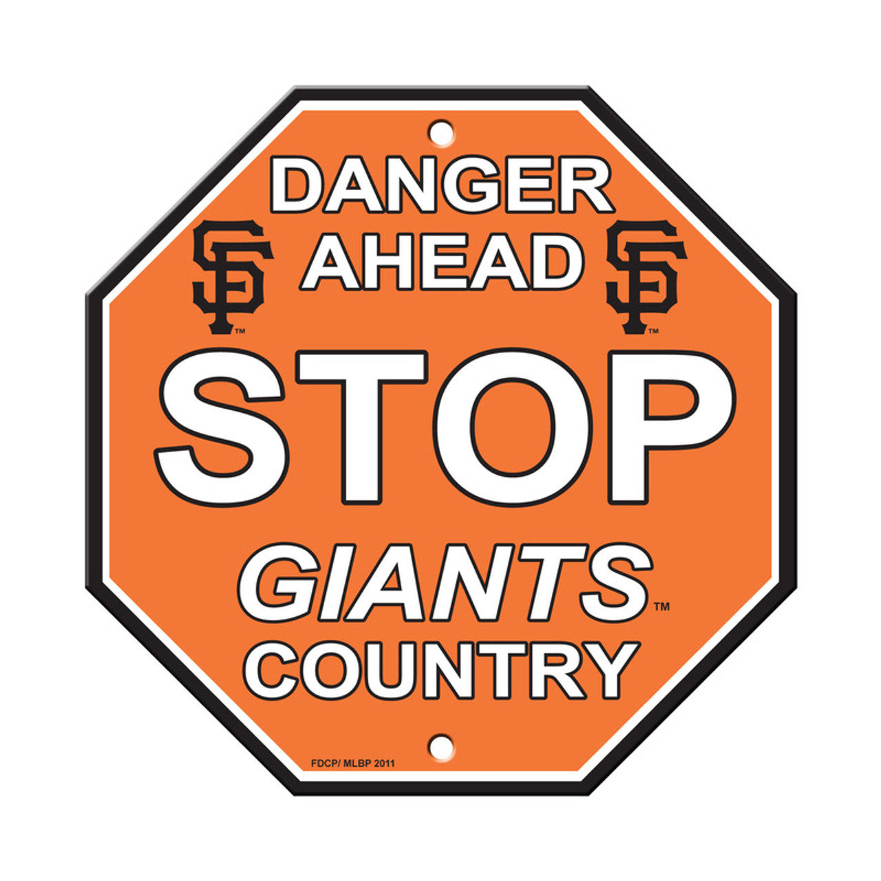 San Francisco Giants Sign 12x12 Plastic Stop Style CO - Sports Collectibles, Sports Memorabilia, Sports Fan Shop, Sports Gifts