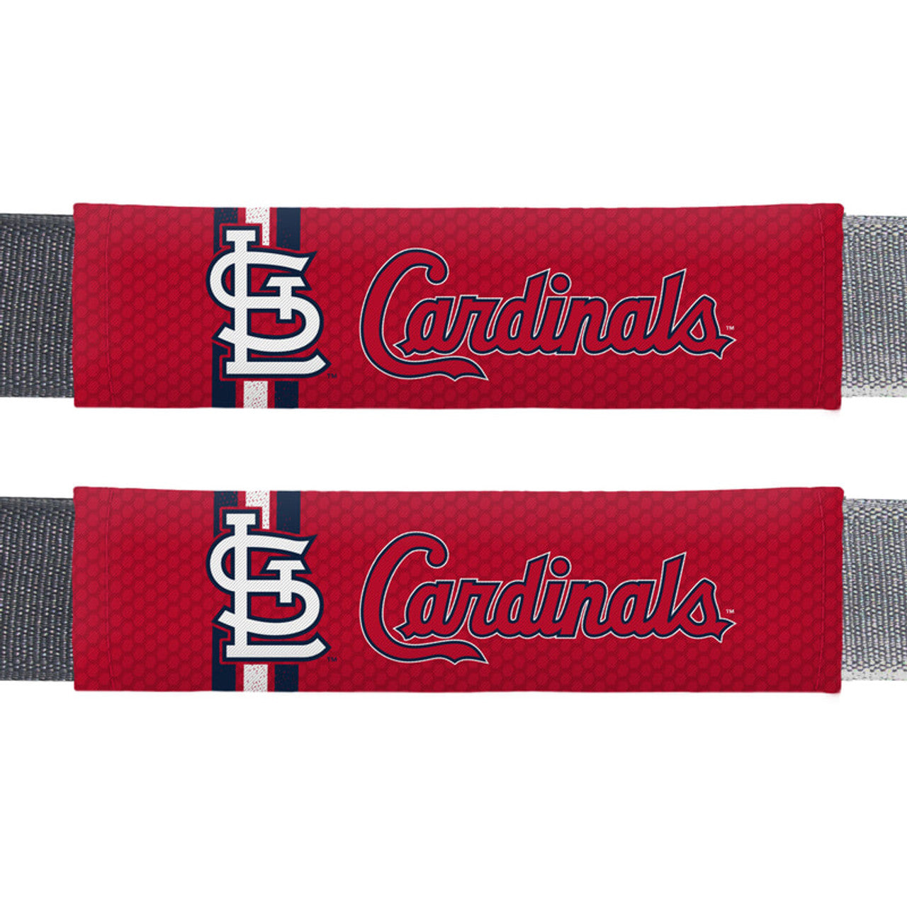 St. Louis Cardinals Seat Belt Pads Rally Design CO - Sports Collectibles, Sports Memorabilia, Sports Fan Shop, Sports Gifts