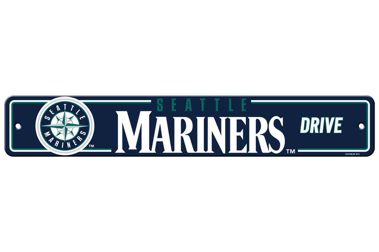 Seattle Mariners Sign 4x24 Plastic Street Style CO - Sports Collectibles, Sports Memorabilia, Sports Fan Shop, Sports Gifts