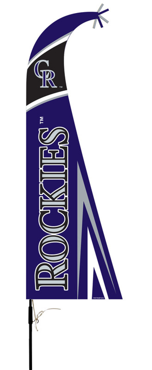 Colorado Rockies Flag Premium Feather Style CO - Sports Collectibles, Sports Memorabilia, Sports Fan Shop, Sports Gifts