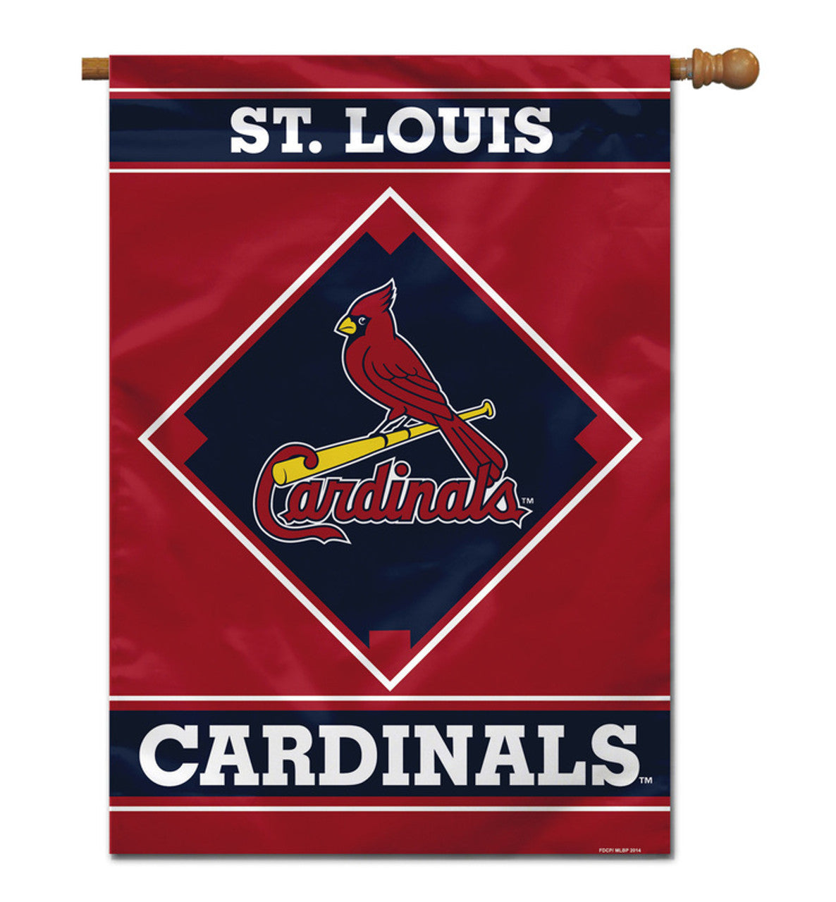 St. Louis Cardinals Flag 28x40 House 1-Sided CO - Sports Collectibles, Sports Memorabilia, Sports Fan Shop, Sports Gifts