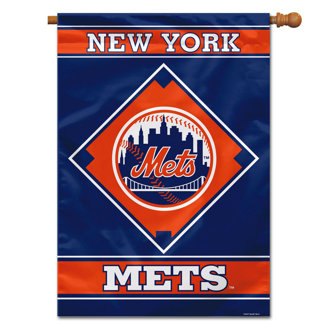 New York Mets Flag 28x40 House 1-Sided CO - Sports Collectibles, Sports Memorabilia, Sports Fan Shop, Sports Gifts